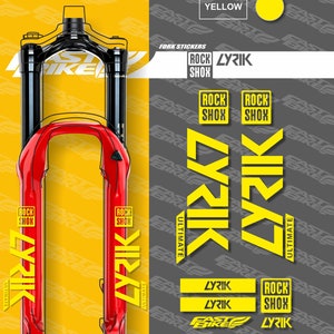 Rock Shox Lyrik fork stickers