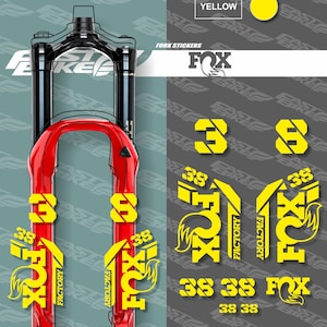 Adesivos Fox 38 Factory 2021