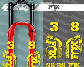 Fox 38 Factory 2021 Decals Stikers