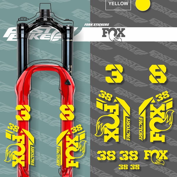 Adesivi per decalcomanie Fox 38 Factory 2021