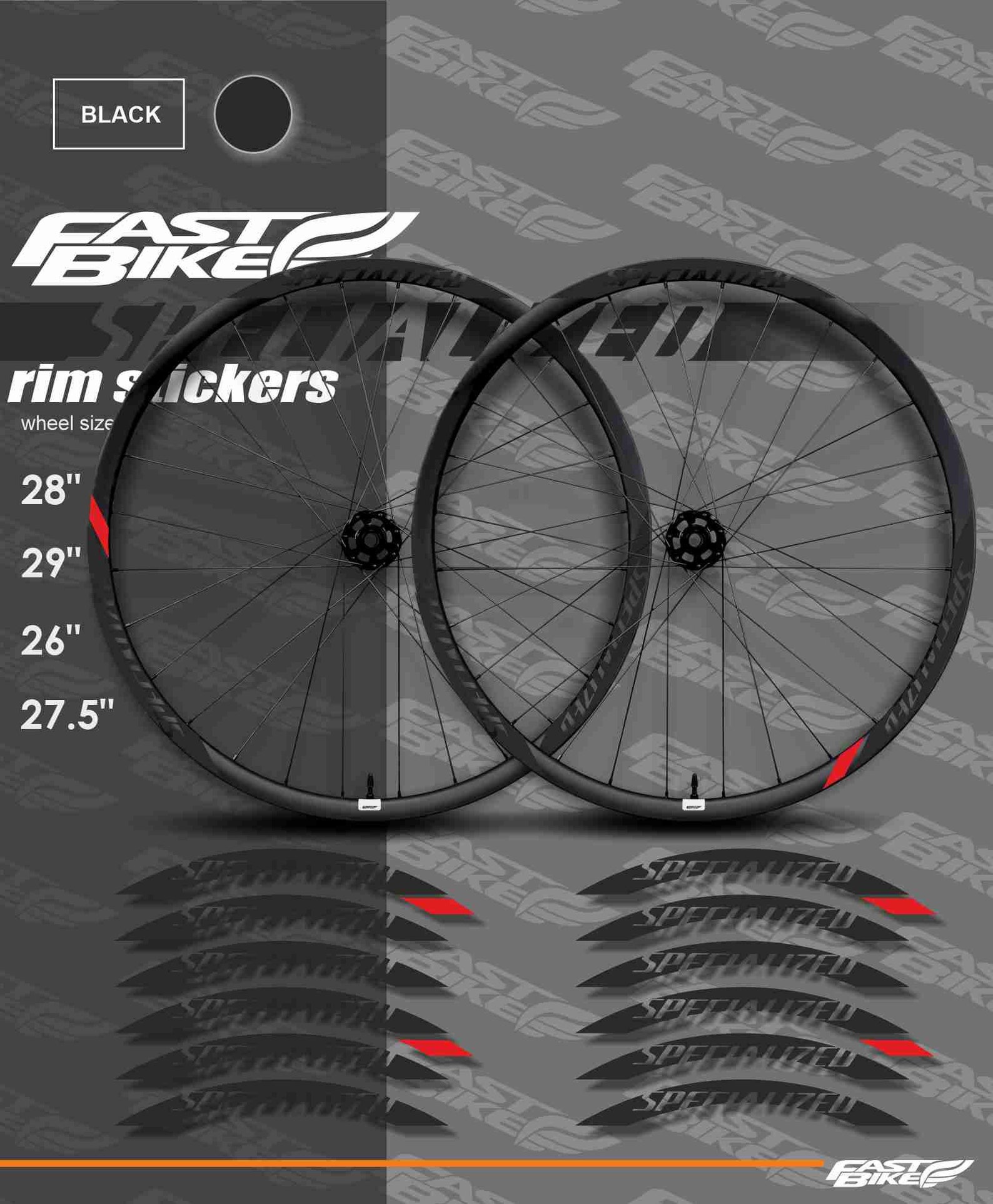 Specialized Bike Rim Decal Stickers. Specialized Stickers on Etsy