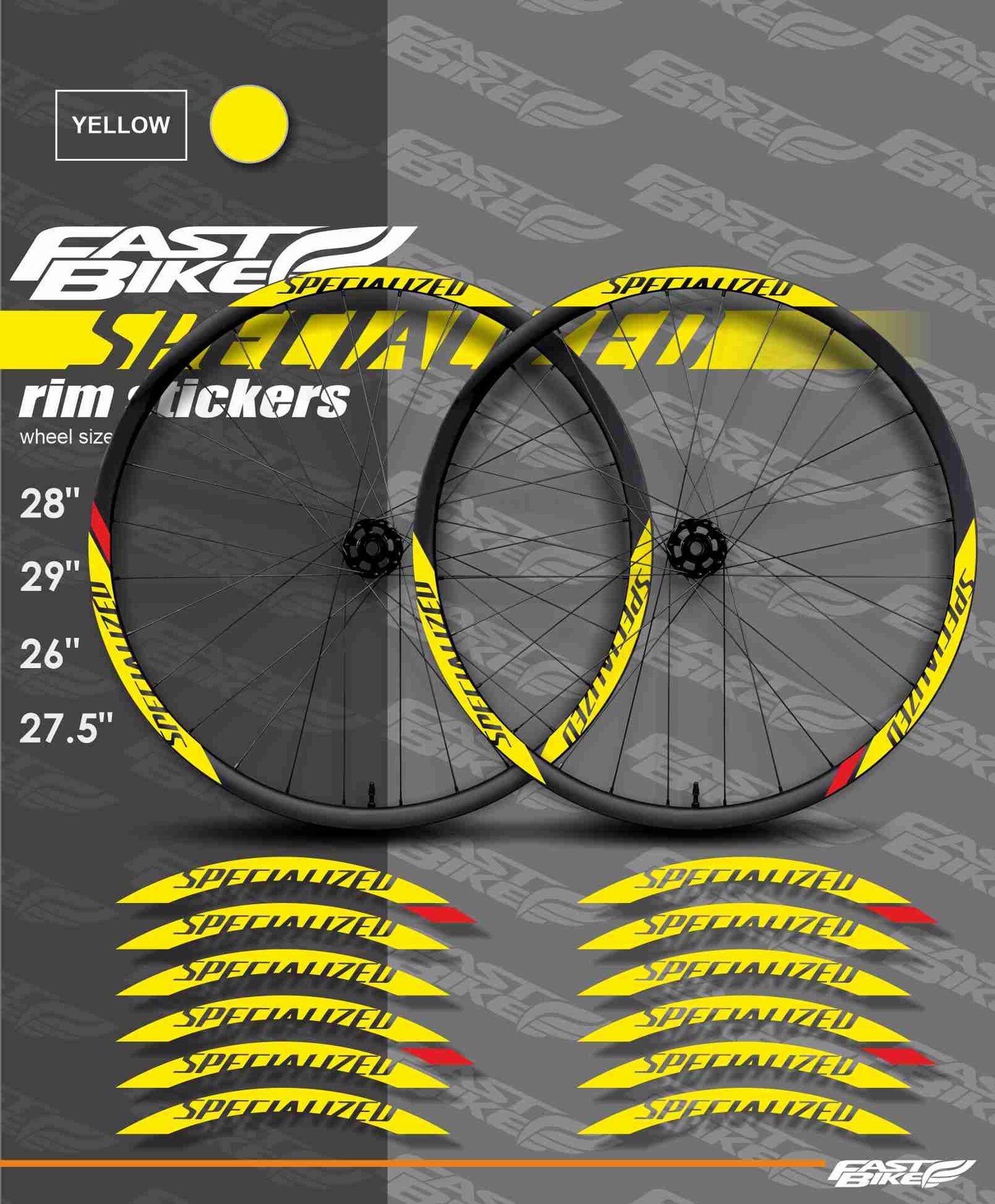 Specialized Bike Rim Decal Stickers. Specialized Stickers on Etsy