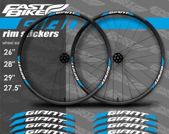 Custom Made GIANT Bike Rim Stickers Etsy Australia