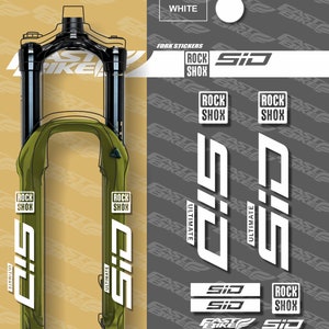 Rock Shox SID ULTIMATE decal bike fork