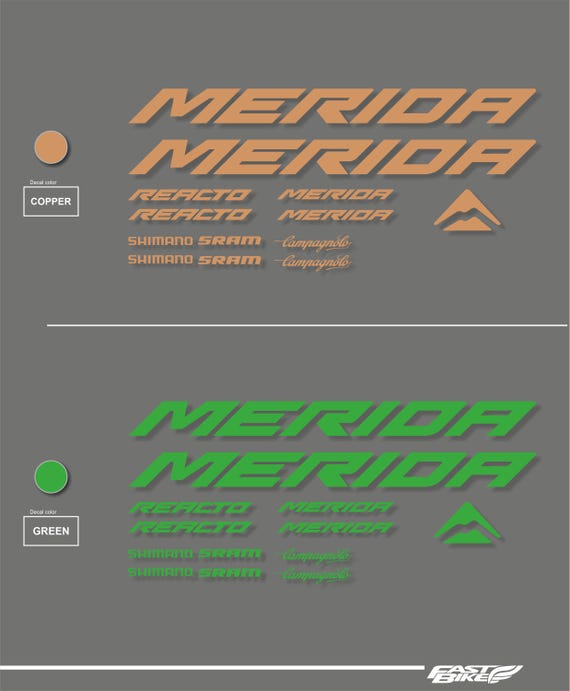 Merida Reacto Bike Decal Stickers - Set de cadre de vélo - France