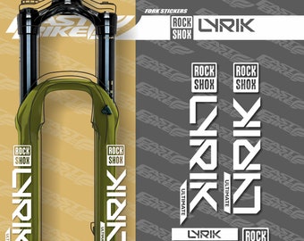 Rock Shox Lyrik 2022 Ultimate fork stickers