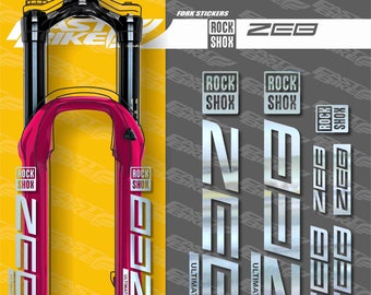Stickers Pour Velo Fourche Rock Shox Reba RL 26 - Star Sam