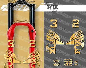 Fox 32 ファクトリー デカール ステッカー
