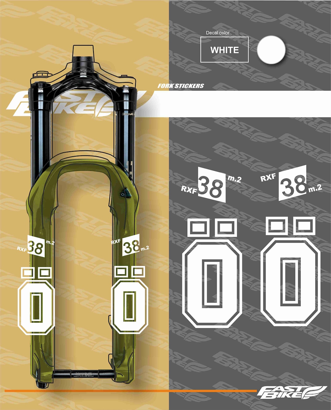Ohlins Fox Stickers Bike Fork Etsy