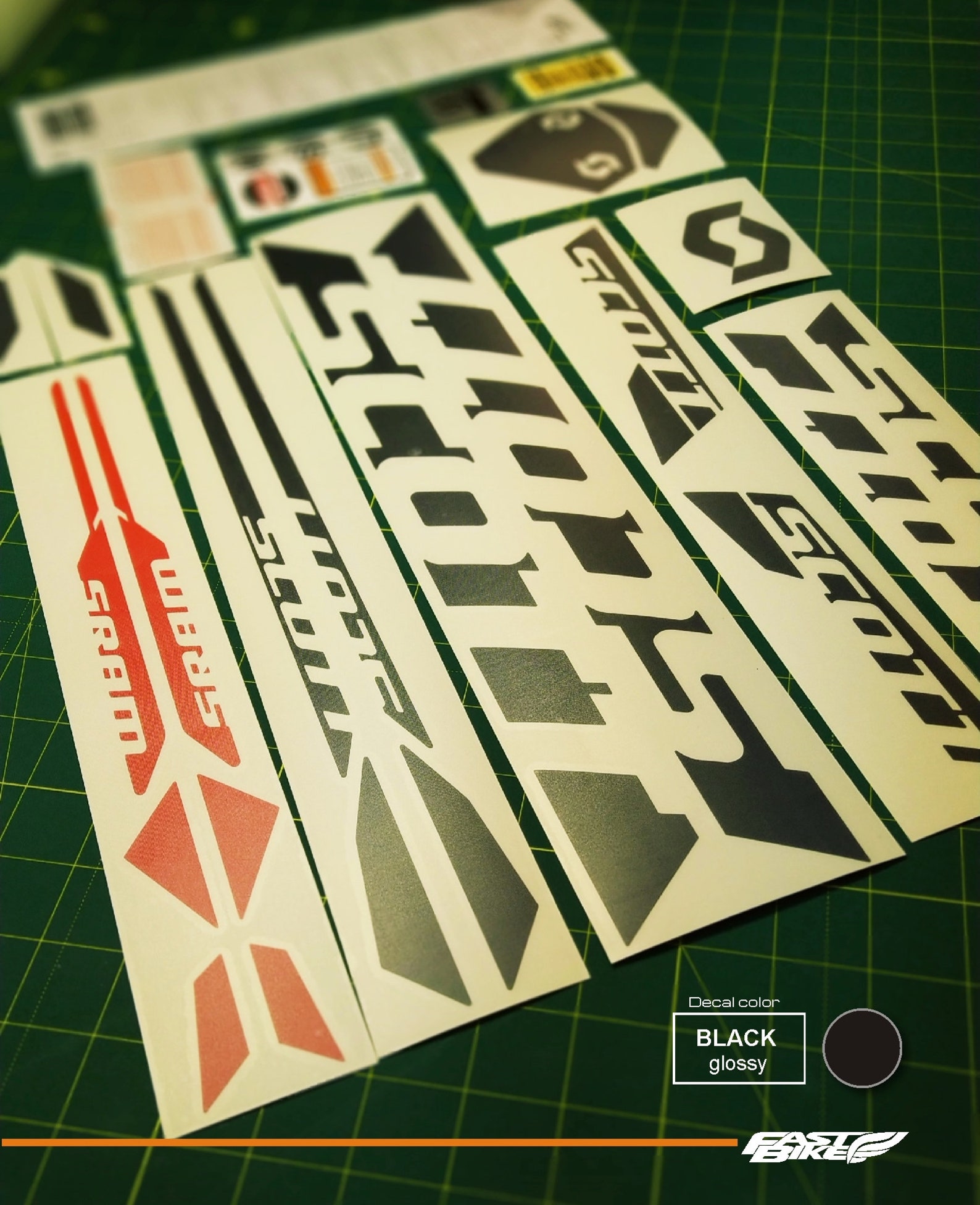 scott stickers bikes