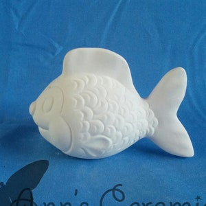 Small Fish - Made To Order - Paint Your Own Bisque