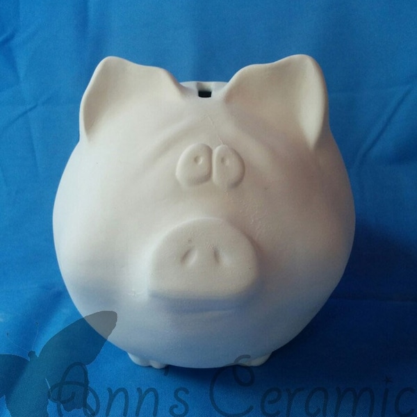 Classic Piggybank - Made To Order - Paint Your Own Bisque