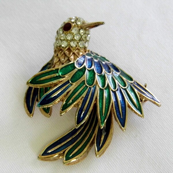 Vintage Jewelry - D'Orlan Fantasy Bird Brooch