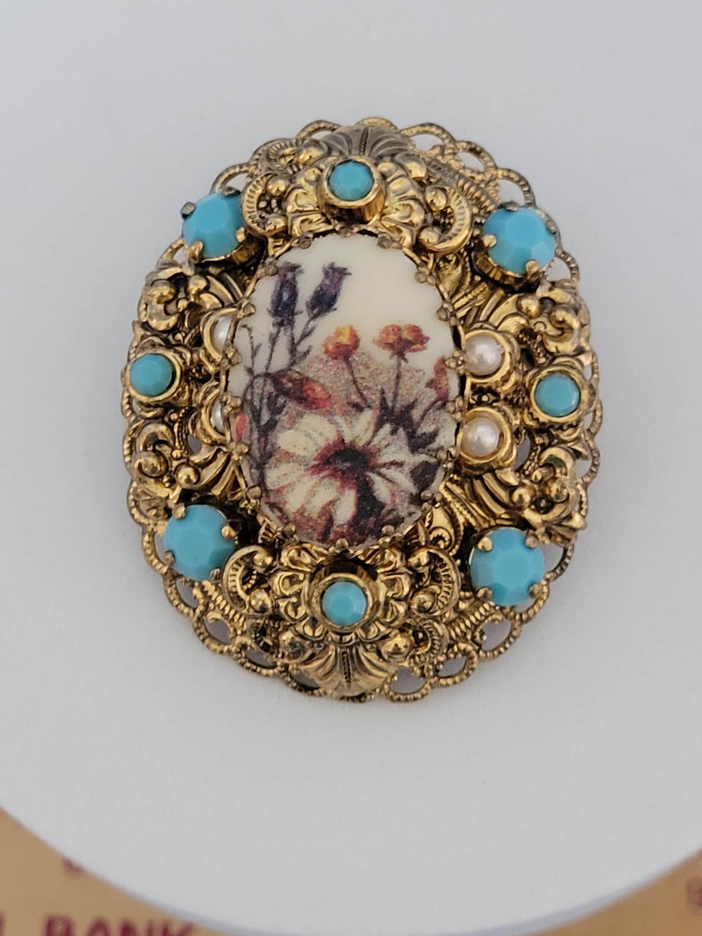 West Germany Brooch - Etsy