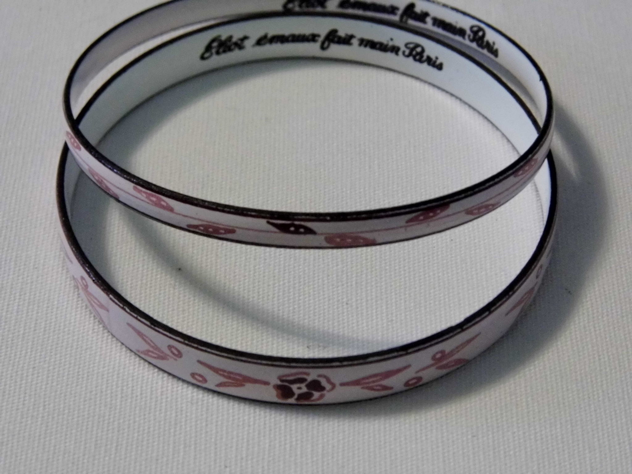 Bracelet Vintage Eliot - Émaux Multicolores Sur Métal - Fait Main Paris