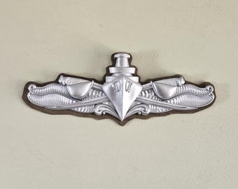 4 真鍮 WW 2 アメリカ海軍将校バッジ 10 mm 刻印記章 - Etsy 日本