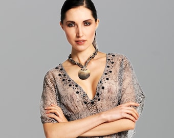 Maxi-jurk Strandjurk Pareotuniek Bikinitop Kaftan Strandjurk, Beachwear, Monique