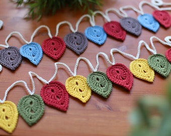 Freydis&Sun - crocheted garland - crocheted home decoration