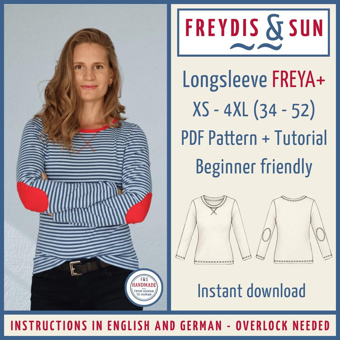 Freydis&sun Sewing Pattern for Long-sleeved Shirt 