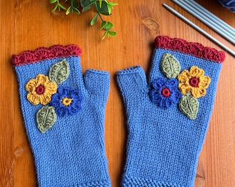 Freydis&Sun - knitted hand warmers for women - hand warmers wool - hand warmers