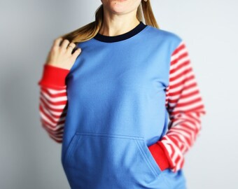 Freydis & Sun - sweater, light cuddly sweat, cotton, also in plus sizes, oversize, made in Schleswig-Holstein