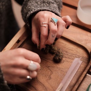 Handcrafted Oregon Wood Rolling Tray - Perfect for Joints, Blunts, and Stoner Gifts.  Made in USA