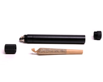Stash Tube with Refillable Lighter | Waterproof Travel Case for Camping, Hiking, Smell Proof Joint Storage
