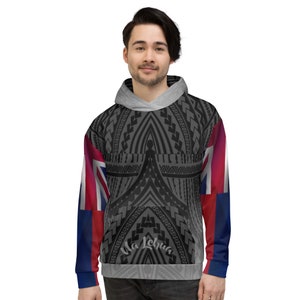 Hawaiian Flag/ Coat of Arms  Hoodie