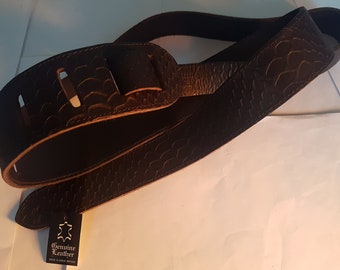 Real leather guitar strap by I.karo