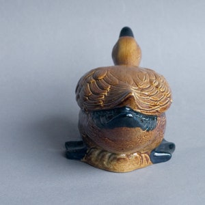 Duck Figurine MCM French Art Ceramics image 4