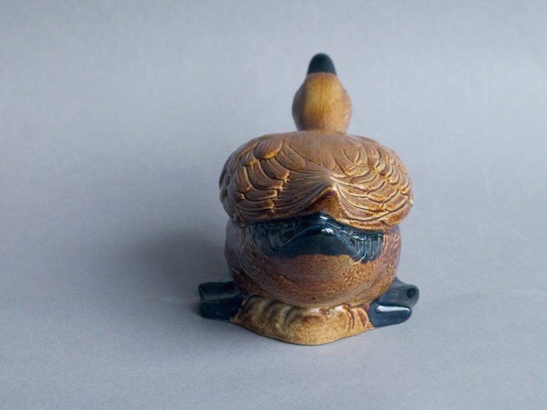 Duck Figurine MCM French Art Ceramics image 4