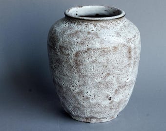 Dutch Fat Lava Vase MCM Art Ceramics Netherlands