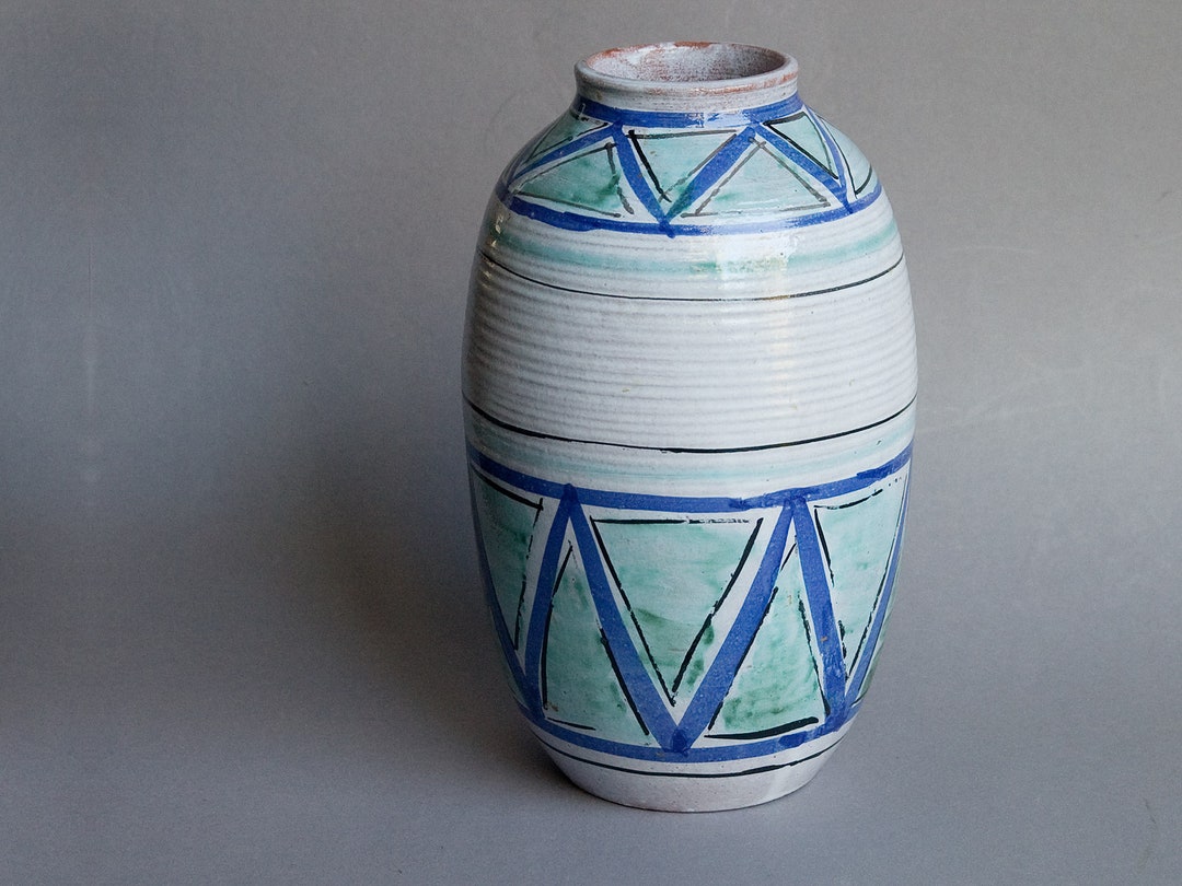 Joop Graft Vase Oisterwijk Netherlands MCM Dutch Ceramics Etsy