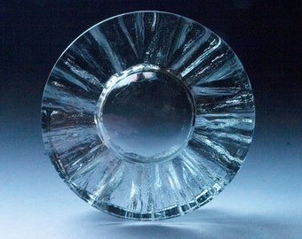 Heavy 'Peill & Putzler' Ashtray MCM Art Glass Germany
