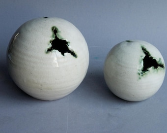 Mobach Piet Knepper 'Scheurbollen' Dutch Ikebana MCM Art Ceramics Netherland