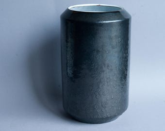 Huge Pieter Groeneveldt Cylinder Vase MCM Dutch Art Ceramics