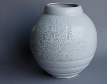 Royal Sphinx 'Wim Visser' Special Edition Floor Vase 'V9' Netherlands MCM Dutch Art Ceramics