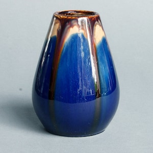 1920’s Thulin Drip Glaze Vase Belgium 2199-1 Art Deco MCM Belgium Ceramics