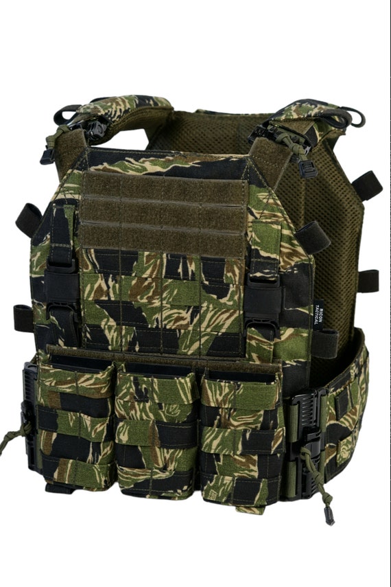 Plate Carrier TIGER STRIPE Ricon Tactical - Etsy