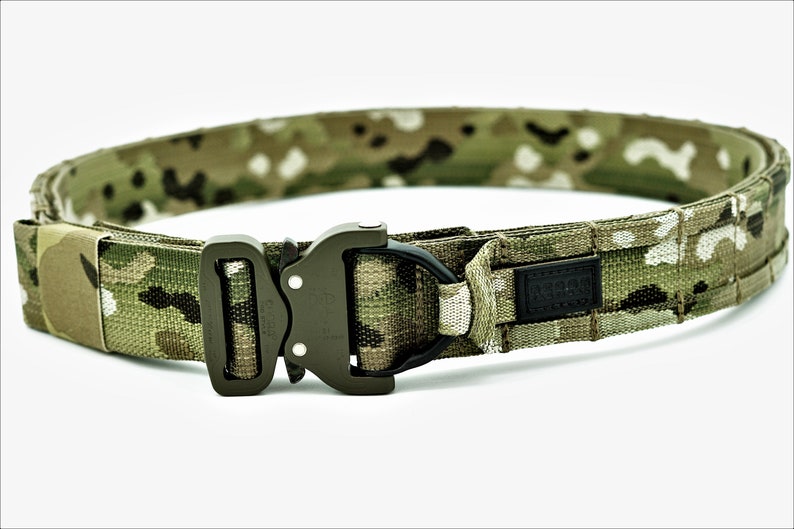 Tactical Belt -Full Multicam D-Ring Cobra- RICON TACTICAL.
