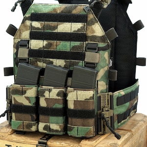 Plate Carrier WOODLAND M81 Ricon Tactical