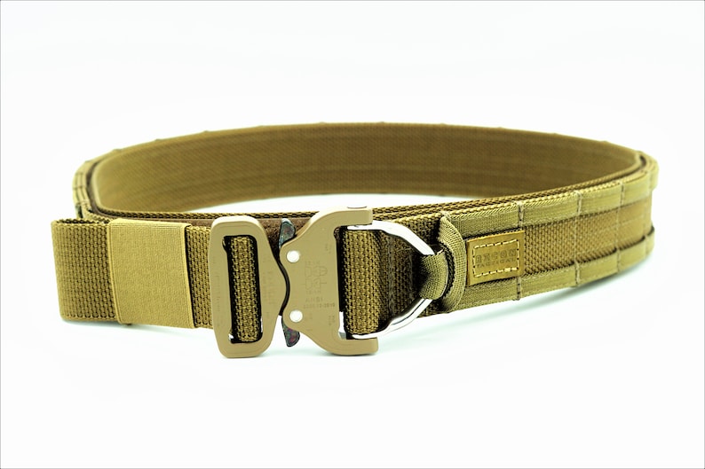 Tactical Belt - Coyote brown - D-Ring Cobra - RICON TACTICAL