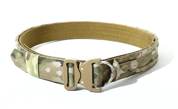 Tactical Belt RICON TACTICAL. Multicam D-Ring Cobra Coyote Brown