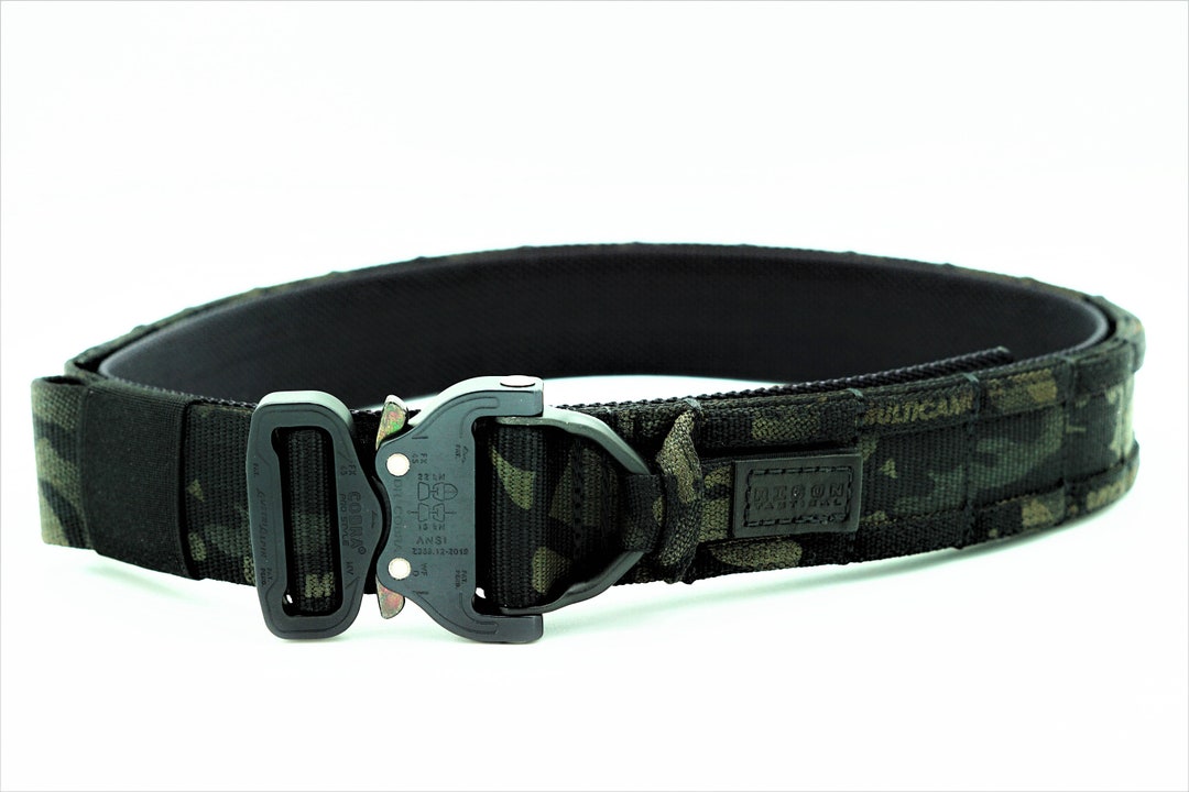 cada vez principal diseño Cinturón táctico MulticamBlack D-Ring Cobra RICON - Etsy México