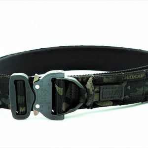 Tactical Belt - MulticamBlack D-Ring Cobra - RICON TACTICAL.