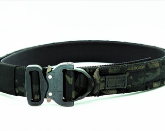 Cinto tático - MulticamBlack D-Ring Cobra - RICON TACTICAL.