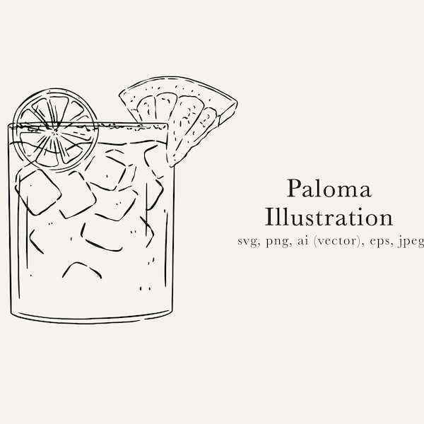 Paloma Illustration, Paloma Clip Art, Paloma Drawing, Paloma Outline, Paloma SVG