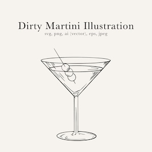 Dirty Martini Illustration, Dirty Martini JPEG, Dirty Martini Clip Art, Dirty Martini Drawing, Dirty Martini SVG