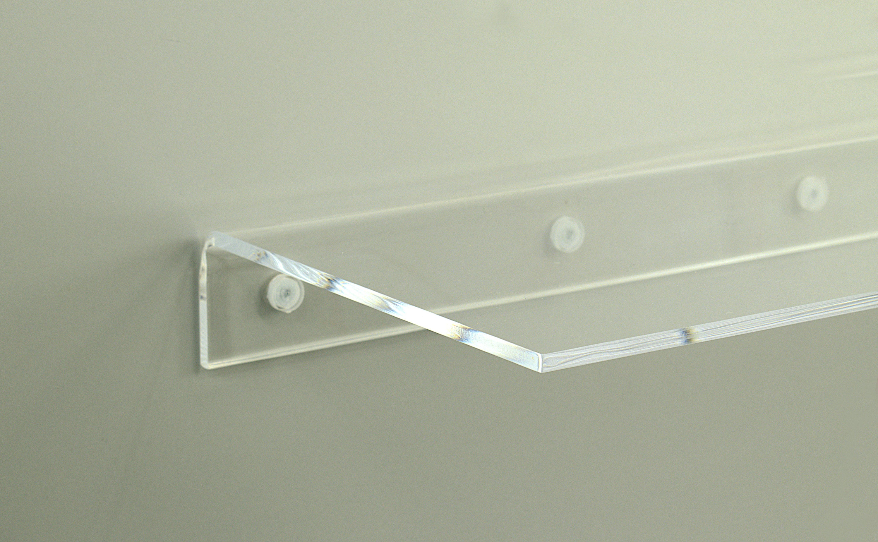 24 Clear Acrylic Floating Shelf 24 long Fully Etsy