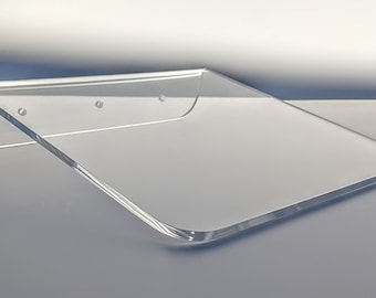 Estantes Acrílicos Sooyee, Paquete De 8 Estantes Flotantes De Pared De 15 Pulgadas, Vitrina